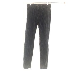 Mid-Rise Velvet Super Skinny Jeans